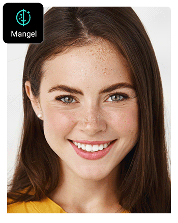 PhotoDirector App - Gesicht retuschieren